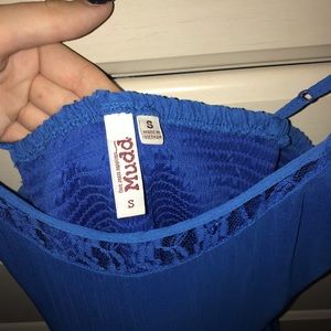 A size small, blue Mudd brand dress